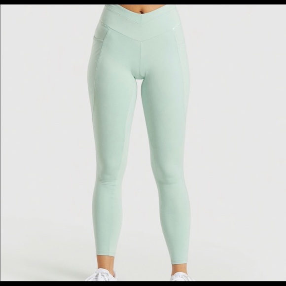 mint green leggings